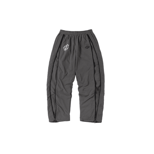 Grey / Black NPT Simba La Rue Zip Track Pants (Pre-order) - dropout