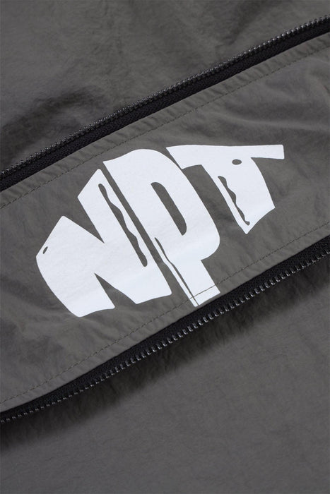 Grey / Black NPT Simba La Rue Zip Track Top (Pre-order) - dropout