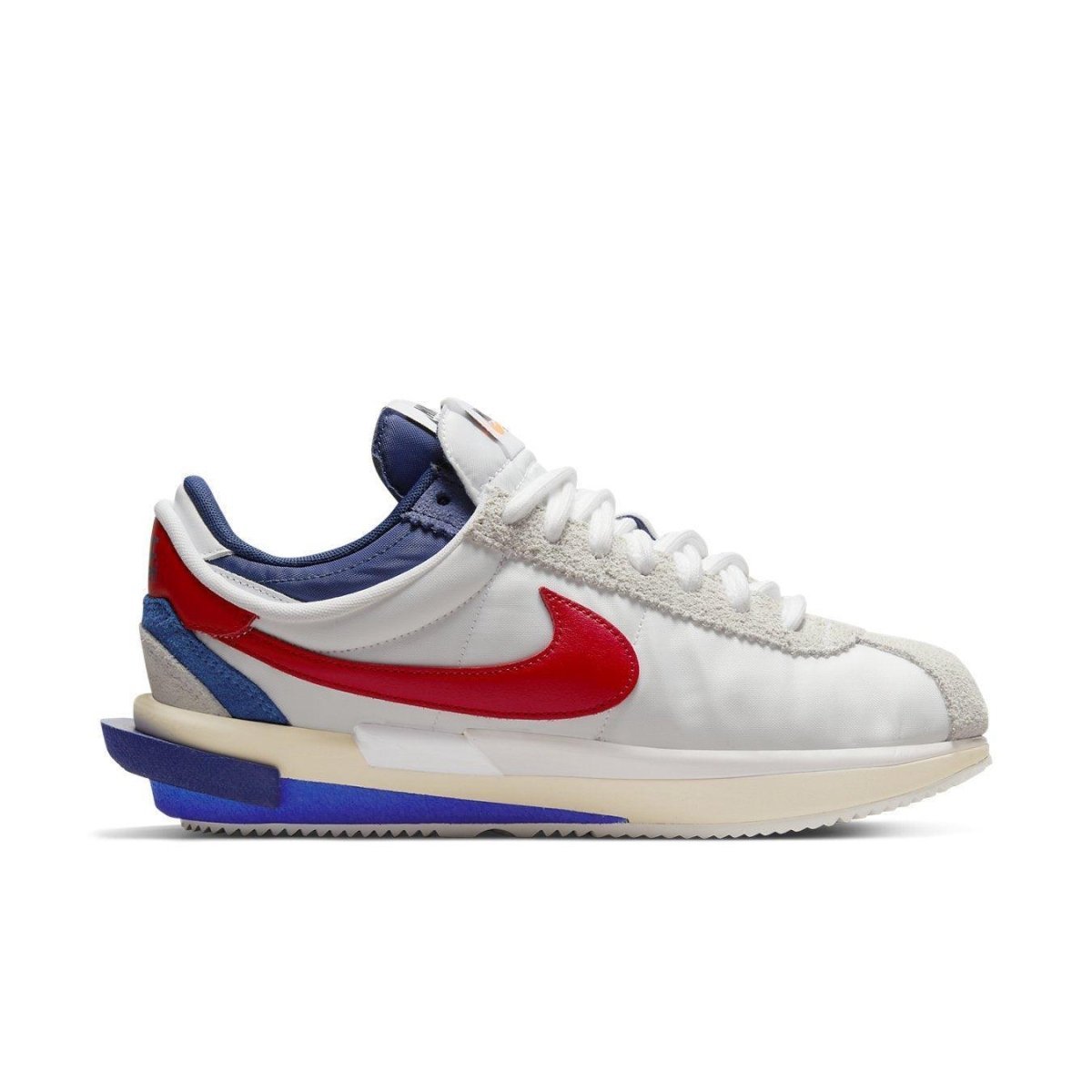 Nike Cortez Sacai White Red Blue – Dropout - Main Image