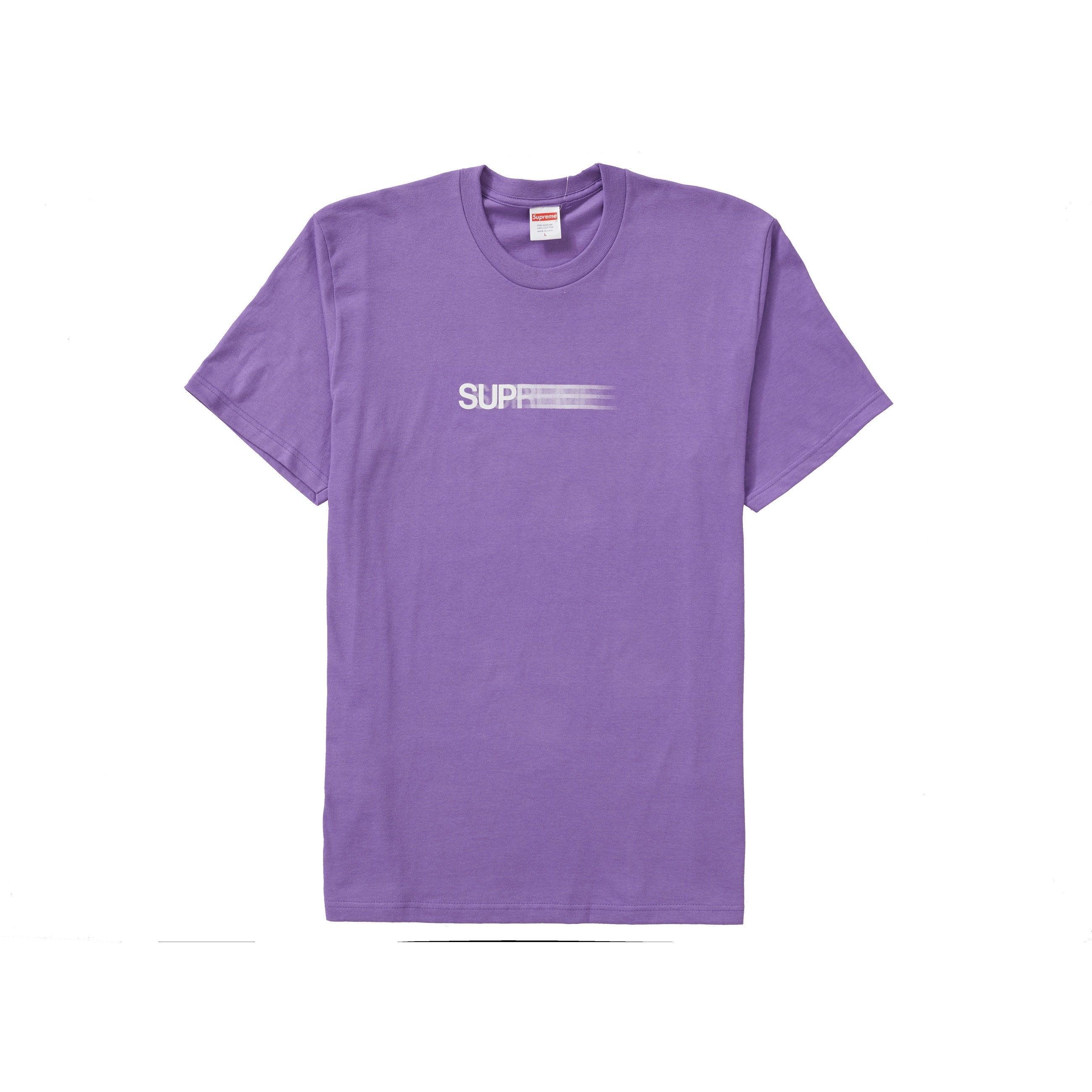 Supreme Motion Logo Tee (SS20) Purple — dropout