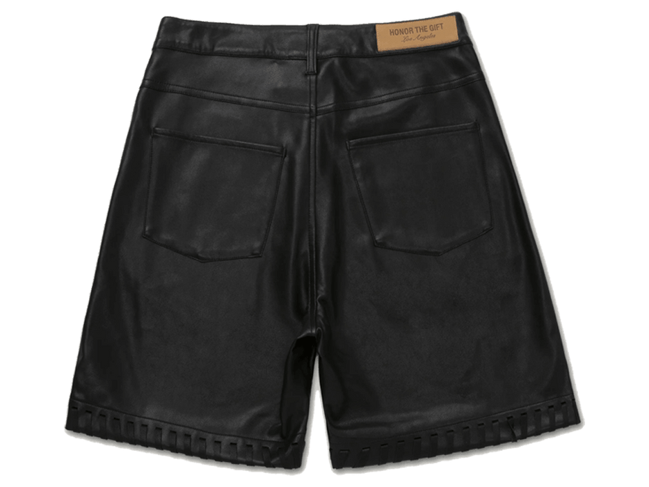 Vegan Leather Box Short Black - dropout