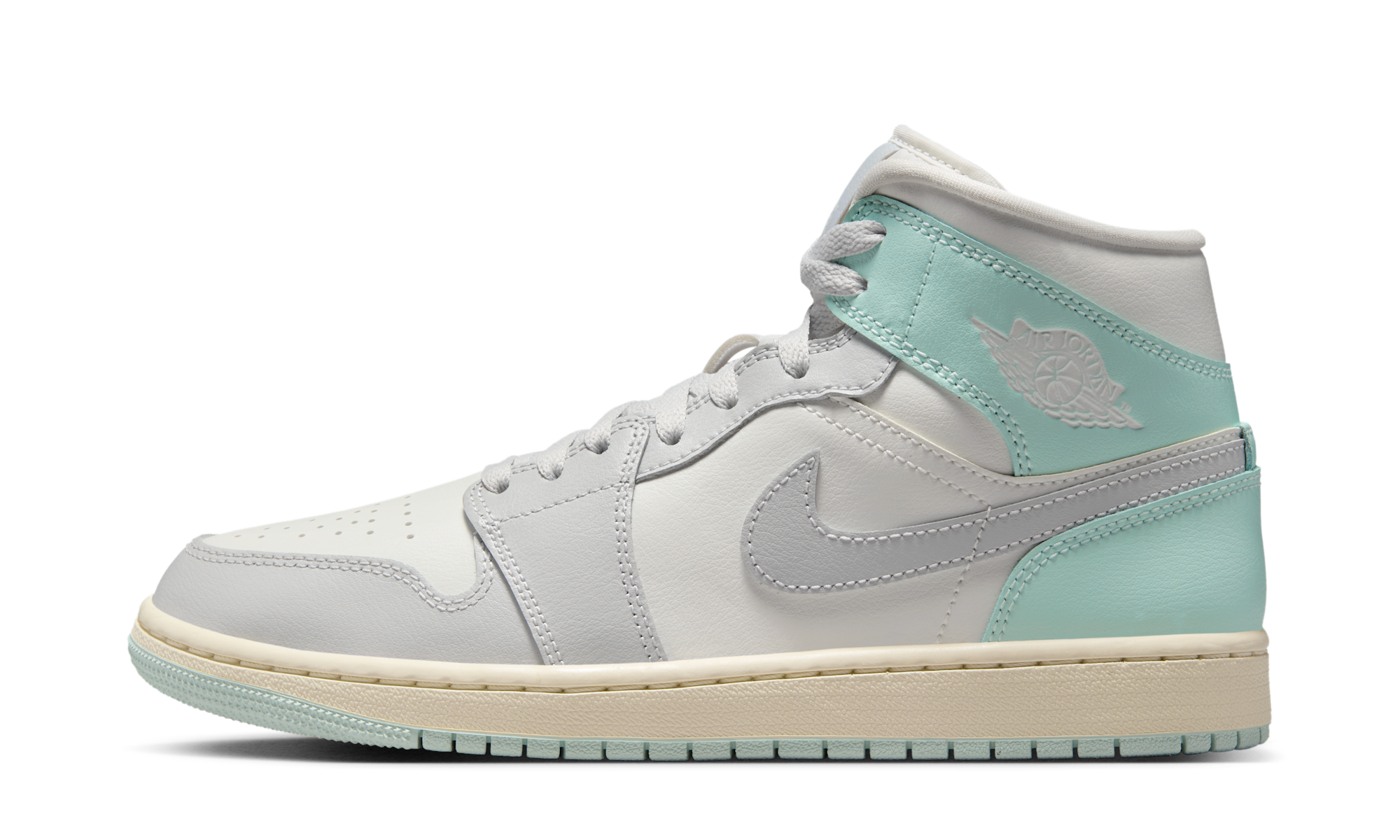 Jordan 1 Mid Football Grey Igloo (Women's)