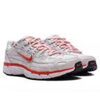 Nike P-6000 White Platinum Tint Black Picante Red (Women's)