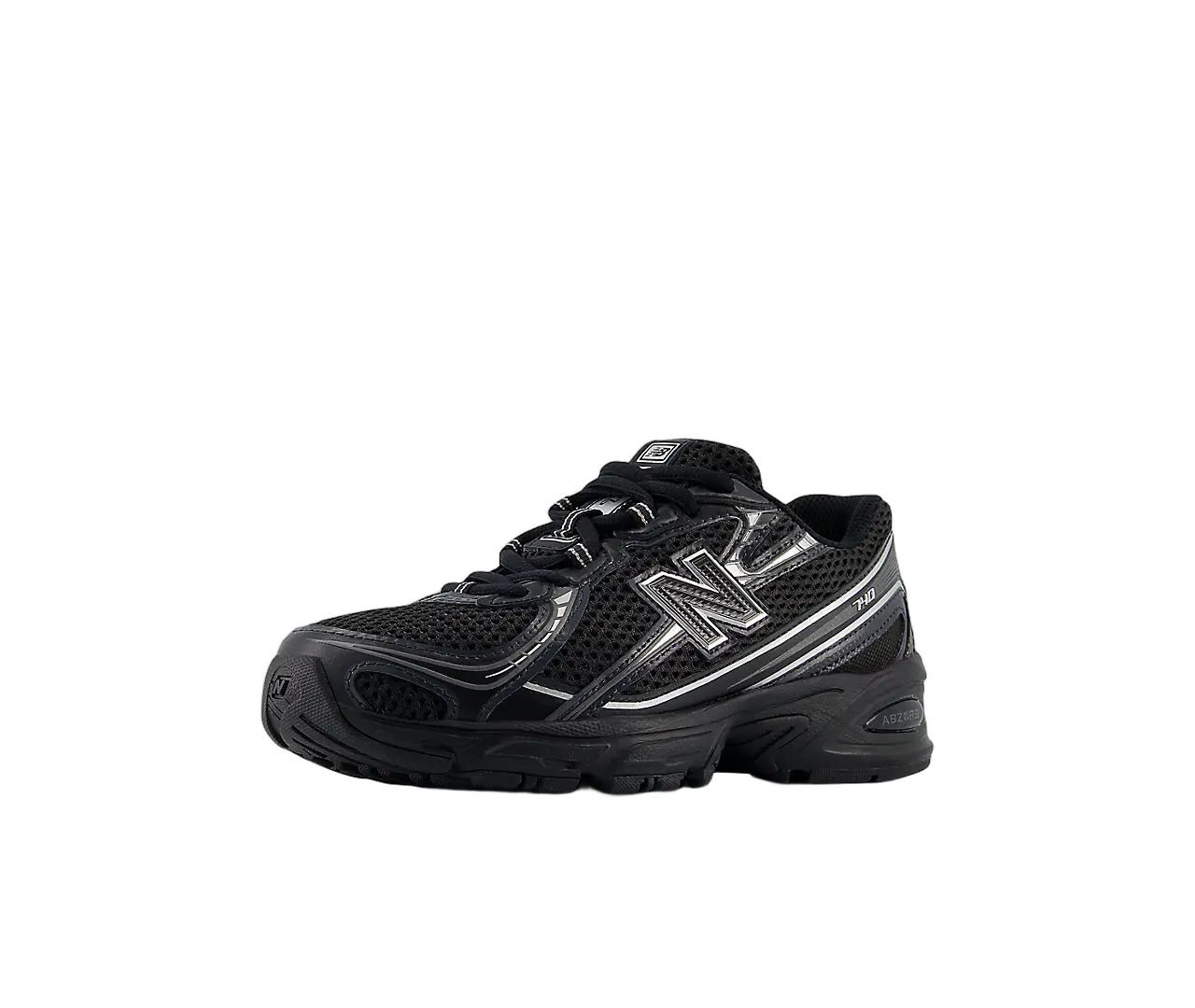 New Balance 740 Black Silver Metallic GS