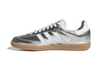 ADIDAS Samba OG Silver Metallic Cracked Leather (Women's)