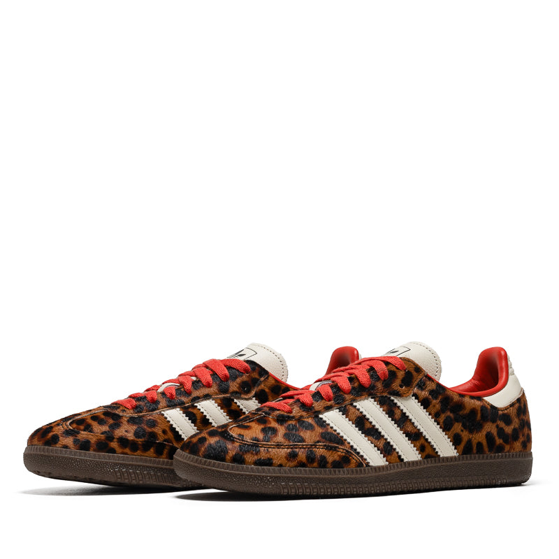 adidas Samba OG Preloved Red Leopard Women's