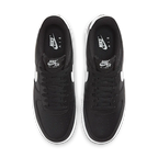 Nike Air Force 1 Low '07 Black White Pebbled Leather