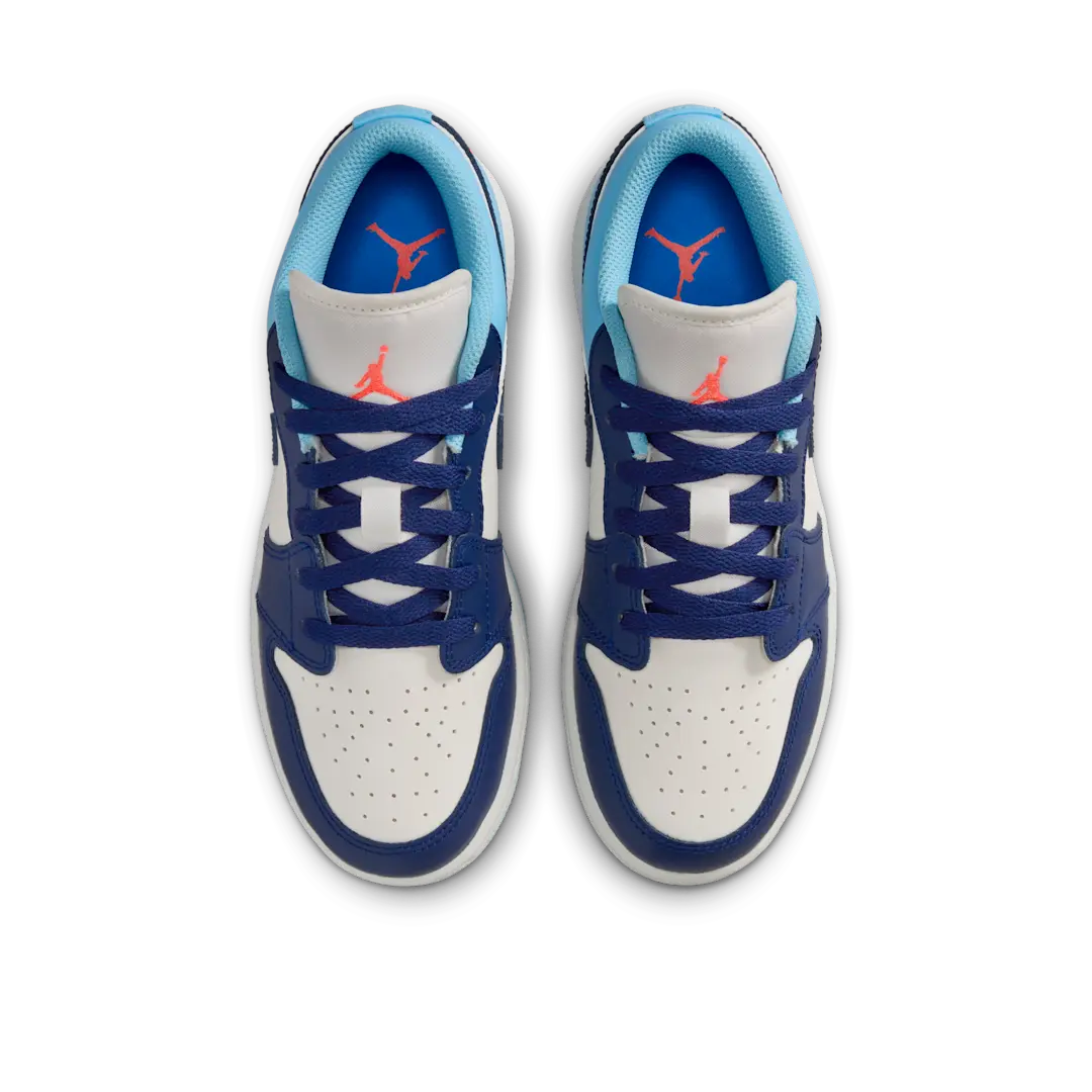 Jordan 1 Low Sail Blue Chill (GS)