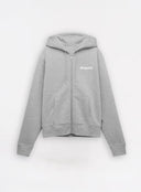 Basics Zip Hoodie Grey W