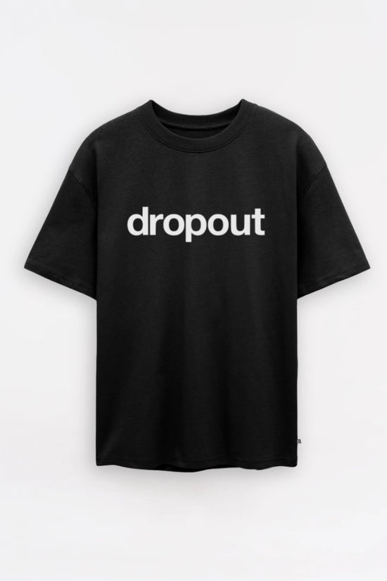 Men's Dropout Basics Oversized Tee Black