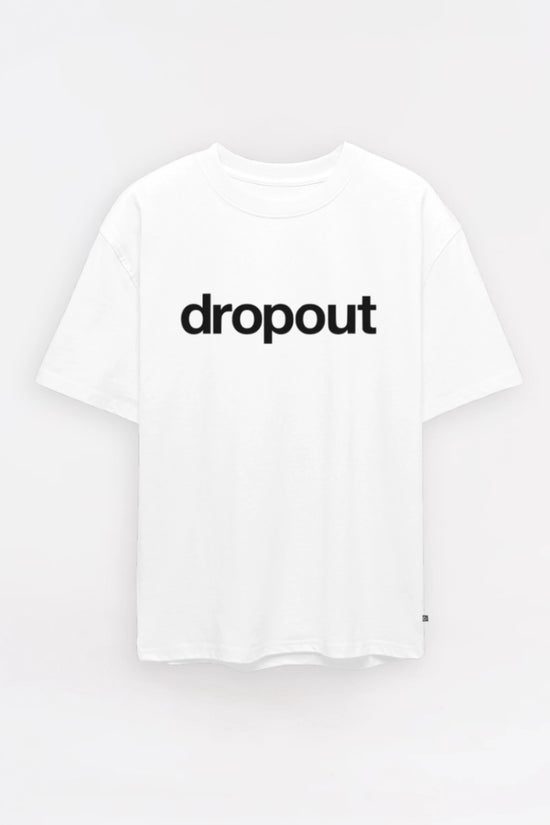 Men's Dropout Basics Oversized Tee White