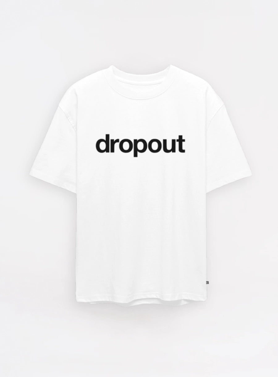 Men's Dropout Basics Oversized Tee White