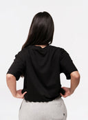 Basics Oversized Tee Black W