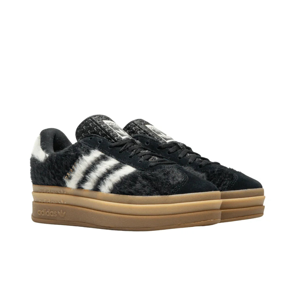adidas Gazelle Bold Black White Gold (Women's)