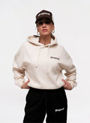 Basics Oversized Hoodie Beige W