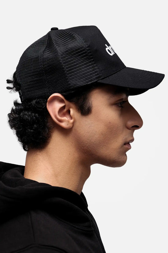 Men's Dropout Basics Trucker Cap Black