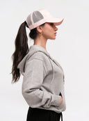 Basics Zip Hoodie Grey W