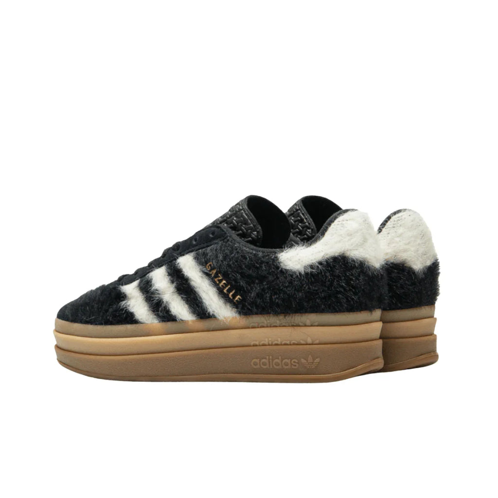adidas Gazelle Bold Black White Gold (Women's)
