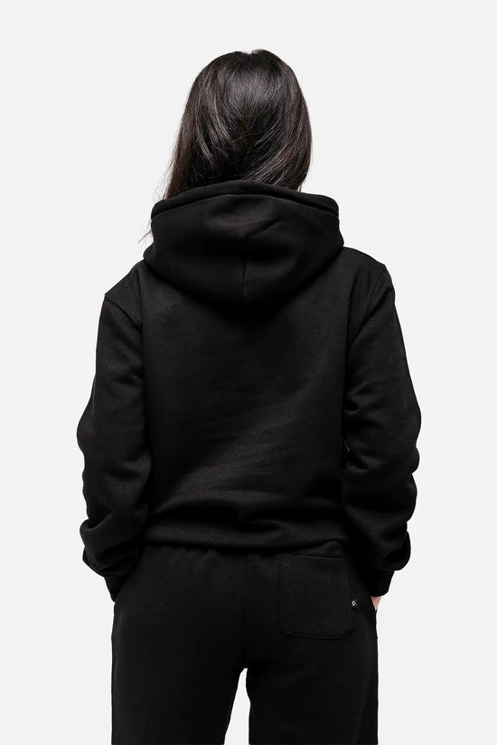 Women's Dropout Basics Hoodie Bold Black