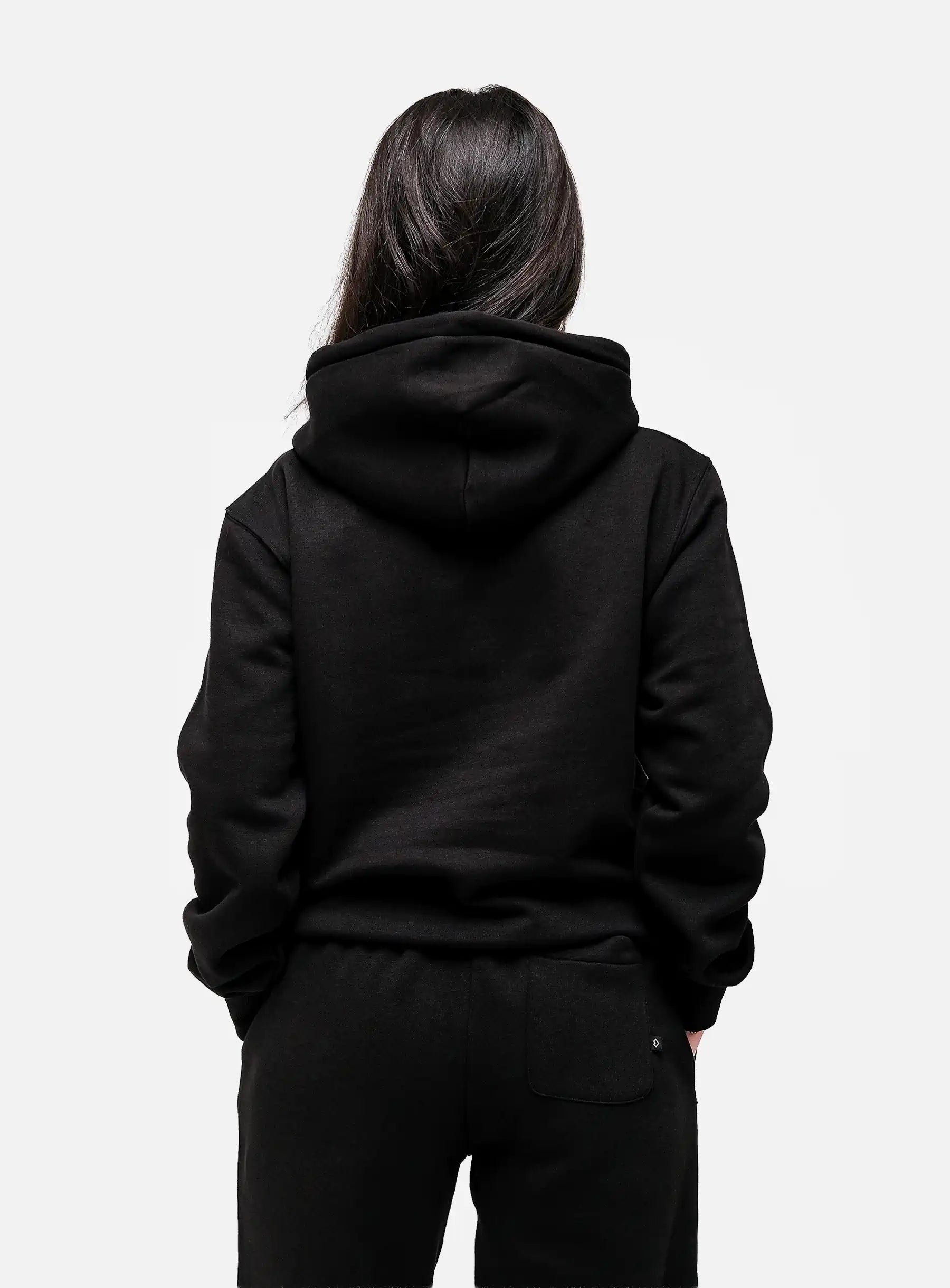 Women's Dropout Basics Hoodie Bold Black