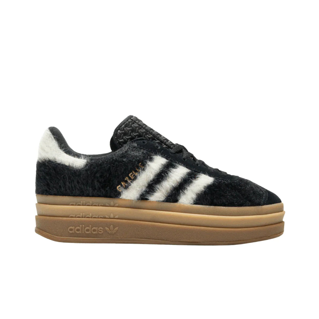 adidas Gazelle Bold Black White Gold (Women's)