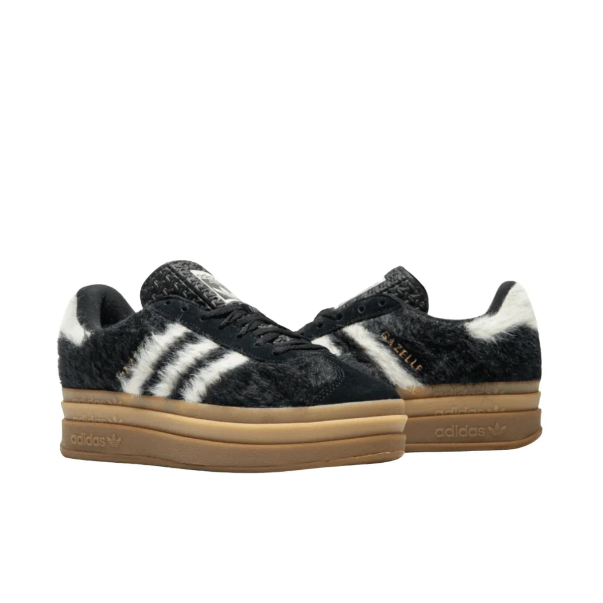 adidas Gazelle Bold Black White Gold (Women's)