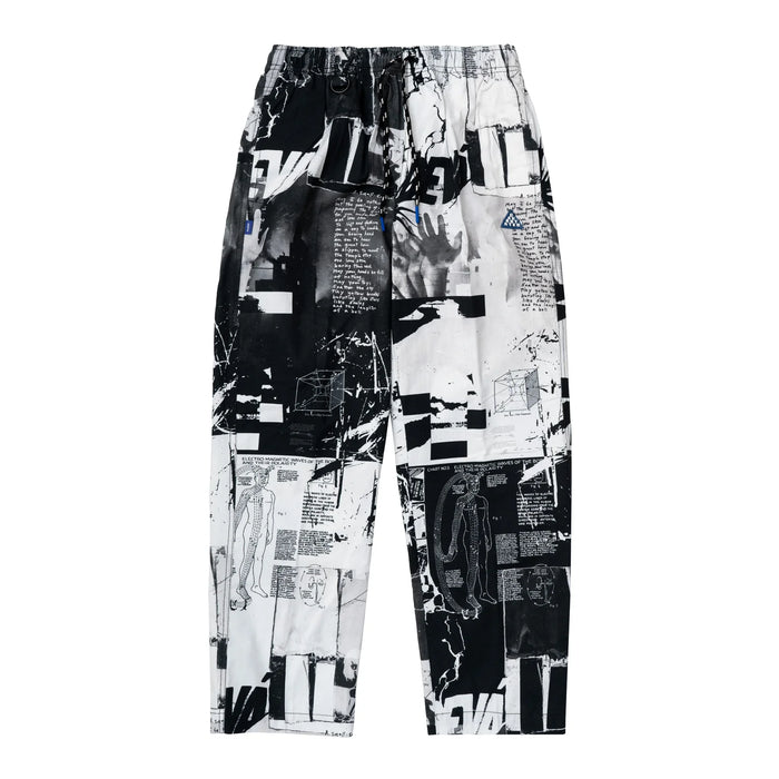 MOSAIC Printed Easy Pants Black