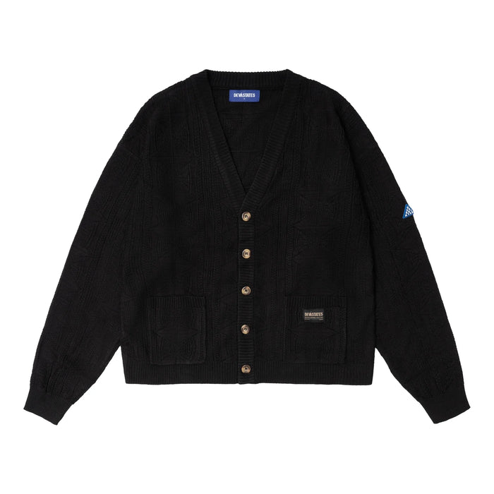 COBWEB Cardigan Knit Black