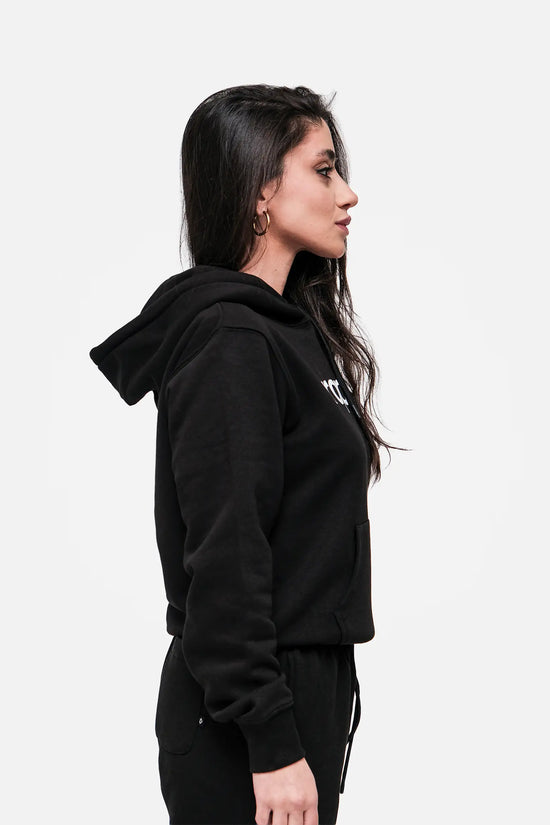 Women's Dropout Basics Hoodie Bold Black
