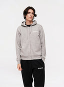 Basics Zip Hoodie Grey