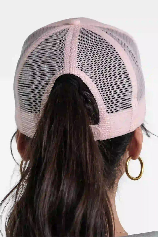 Women's Dropout Basics Trucker Cap Flamingo Pink