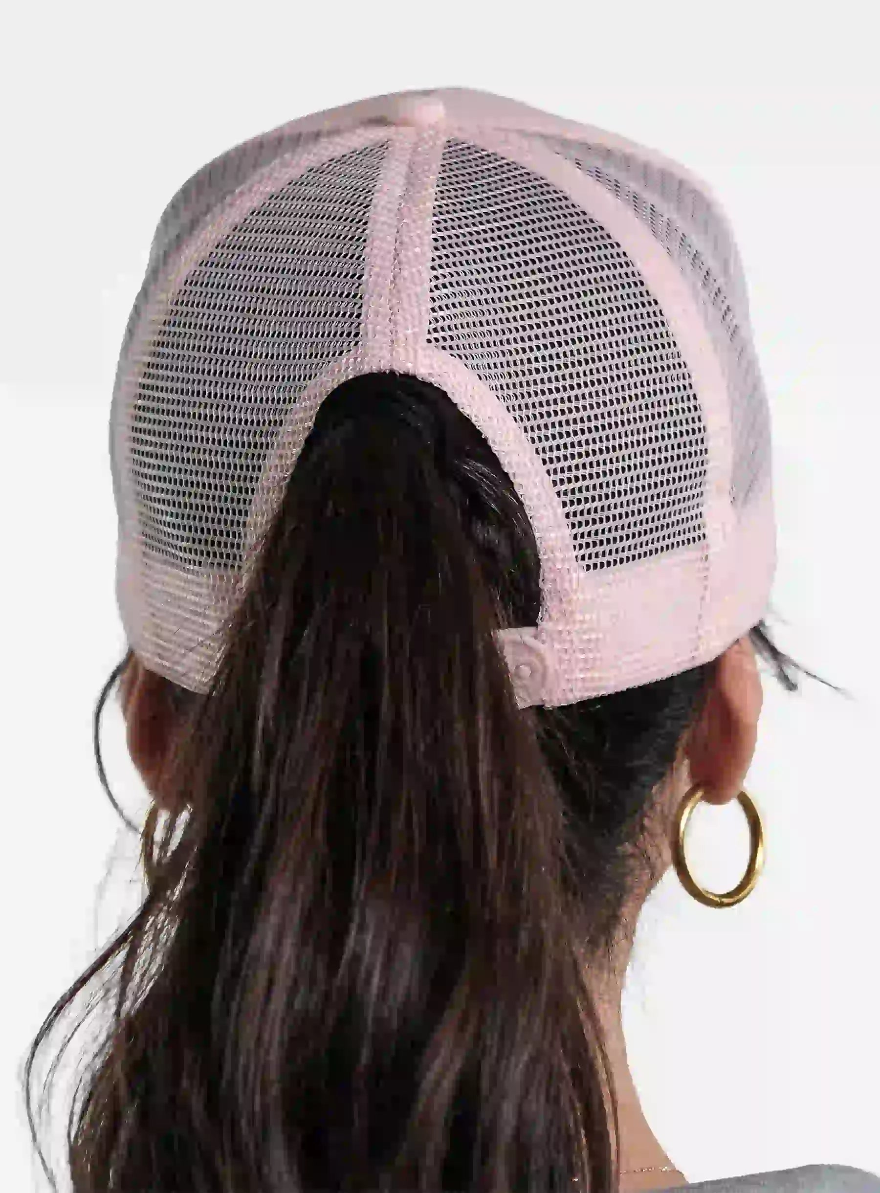 Women's Dropout Basics Trucker Cap Flamingo Pink