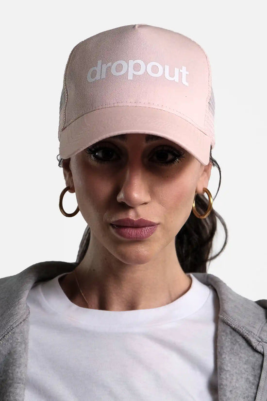 Women's Dropout Basics Trucker Cap Flamingo Pink