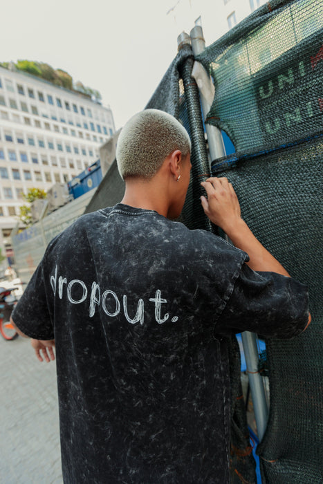 dropout pencil T-Shirt Faded Black