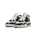 Air Jordan 4 Retro Platinum Gold GS sneakers with premium design and mesh accents.