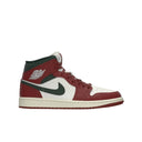 Jordan 1 Mid Redstone Midnight Green