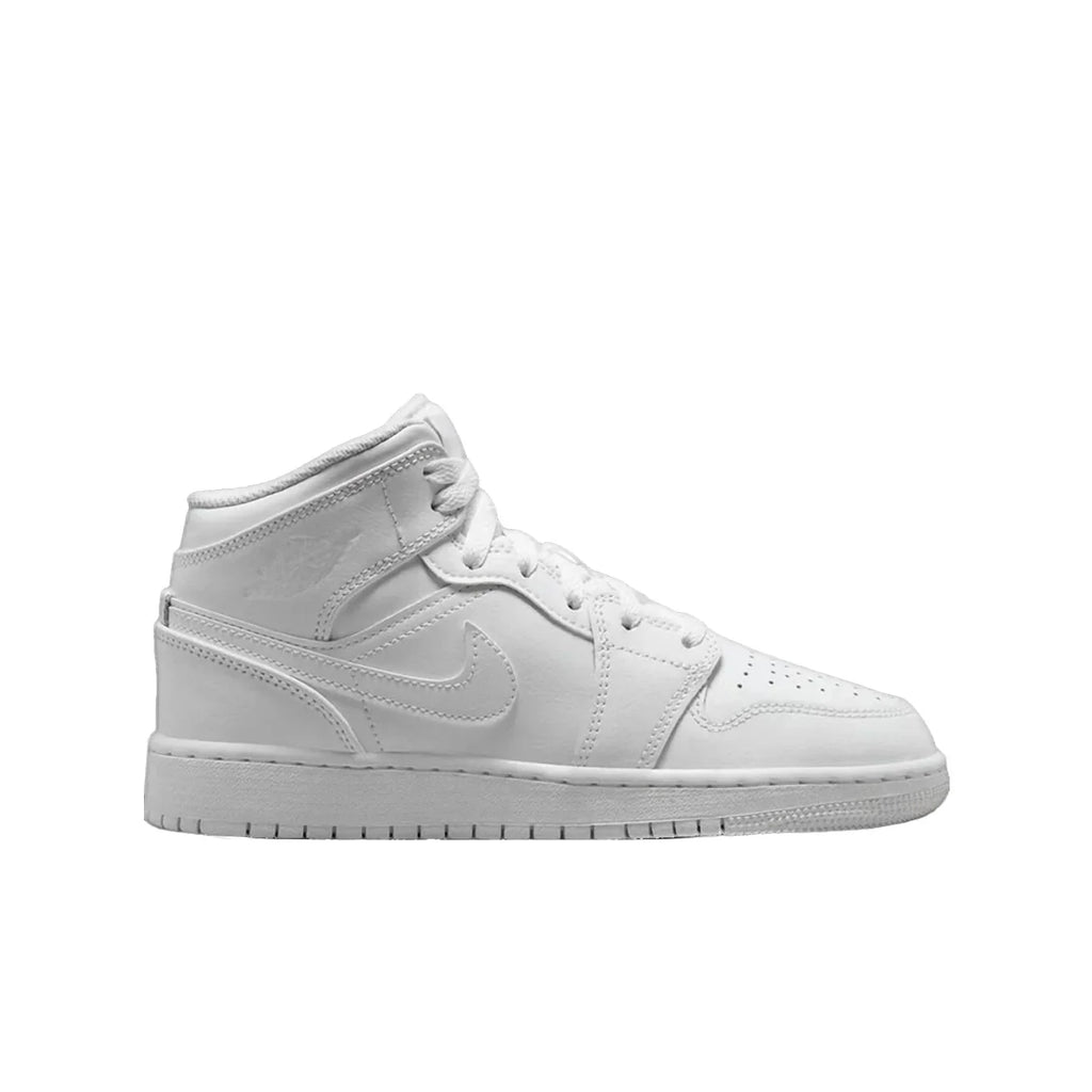 Jordan 1 Mid Triple White (2023)