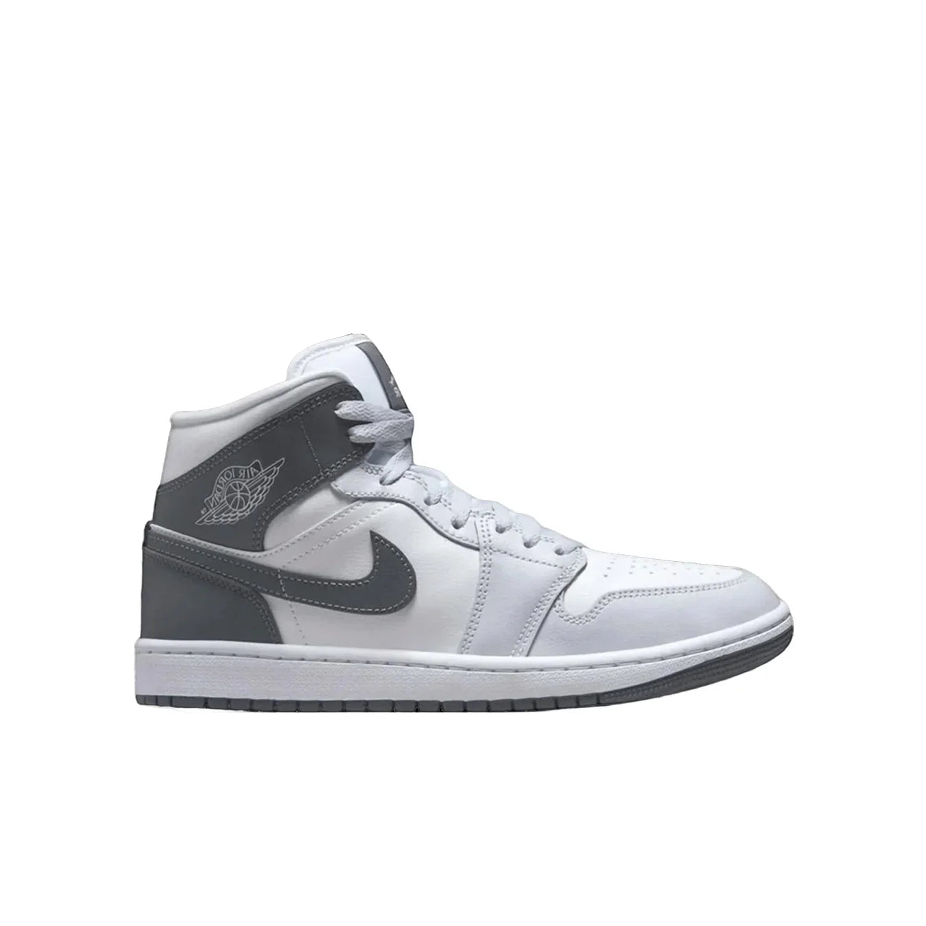 Jordan 1 Mid White Smoke Grey (Women's)