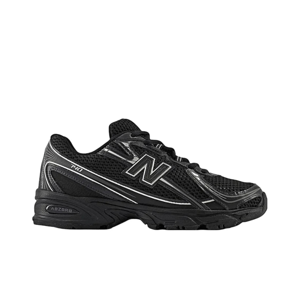New Balance 740v2 Black Grey Silver Men's