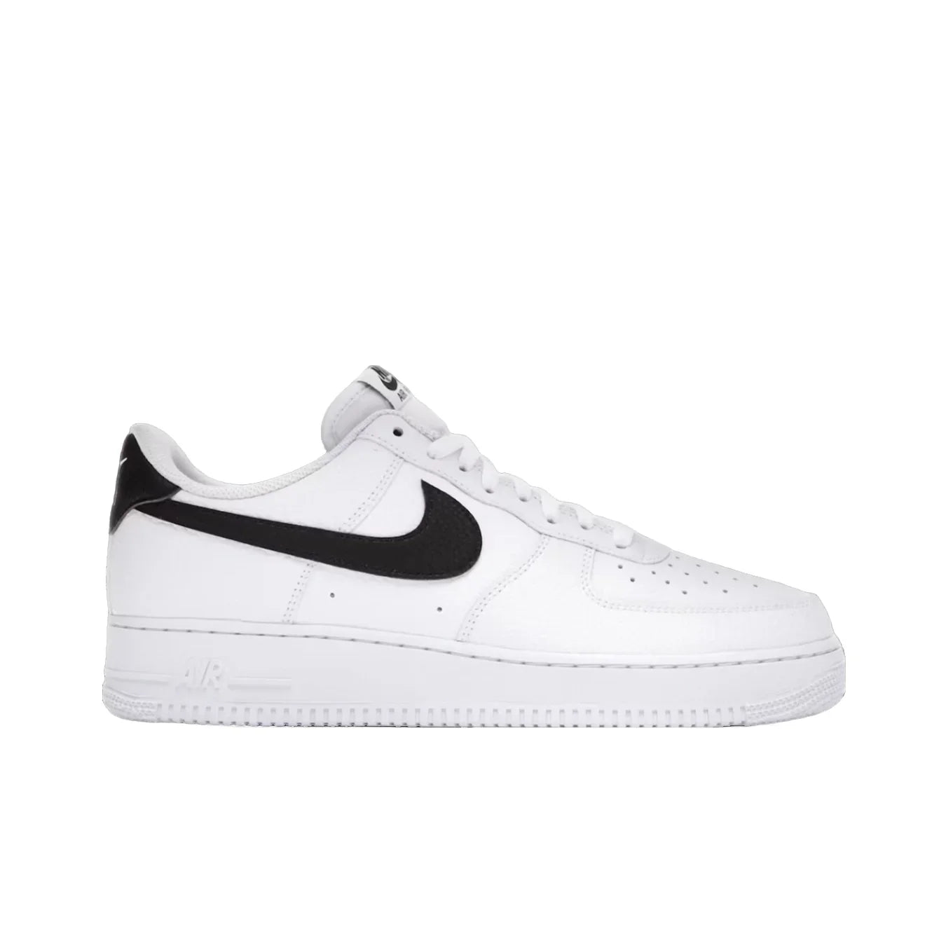 Nike Air Force 1 Low '07 White Black Pebbled Leather