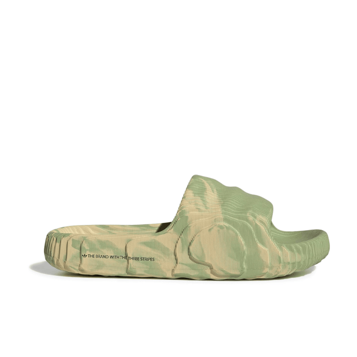 adidas Adilette 22 Slides Magic Lime St Desert Sand - dropout