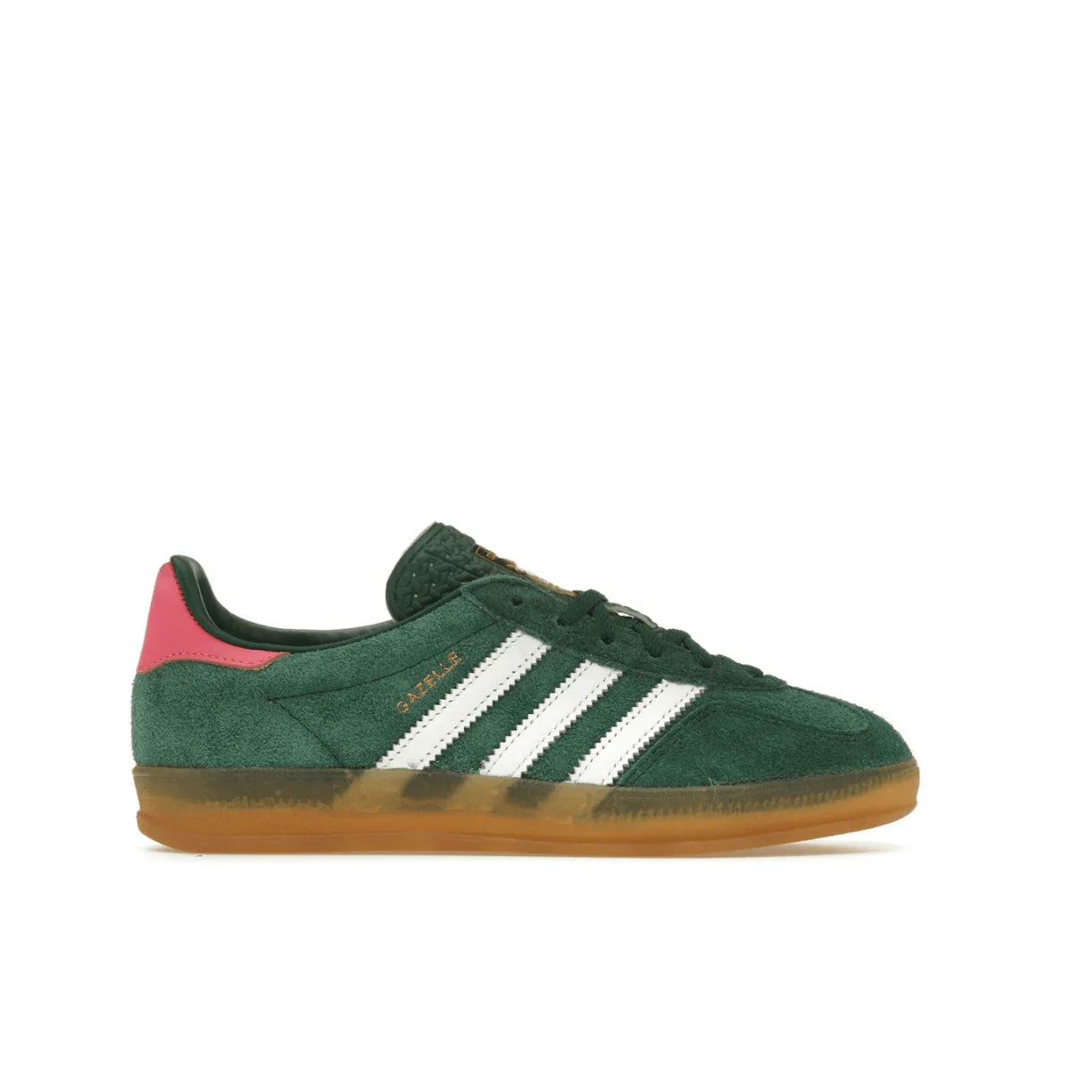 adidas Gazelle Indoor Collegiate Green Lucid Pink (Women's) - dropout