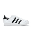 adidas Superstar Prada White Black - dropout