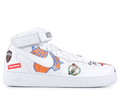 Air Force 1 Mid Supreme NBA White - dropout