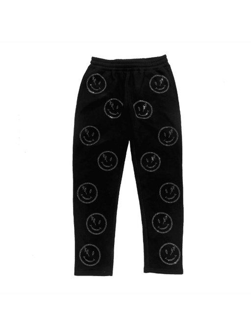 Black Smiley Pants - dropout