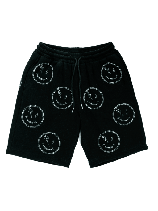 Black Smiley Shorts - dropout