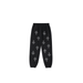 Black / White Rhinestone Joggers - dropout