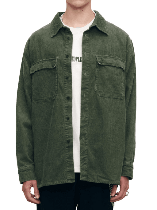 Cord Worker Overshirt - dropout