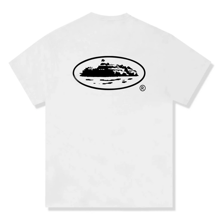 Corteiz OG Island White Black T Shirt