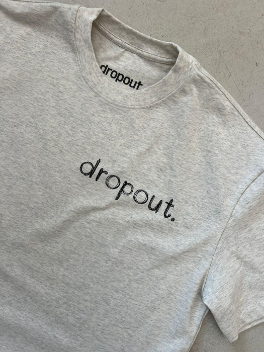 dropout pencil T-Shirt Heather Grey - dropout